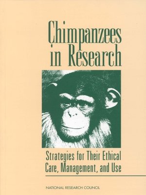 cover image of Chimpanzees in Research
